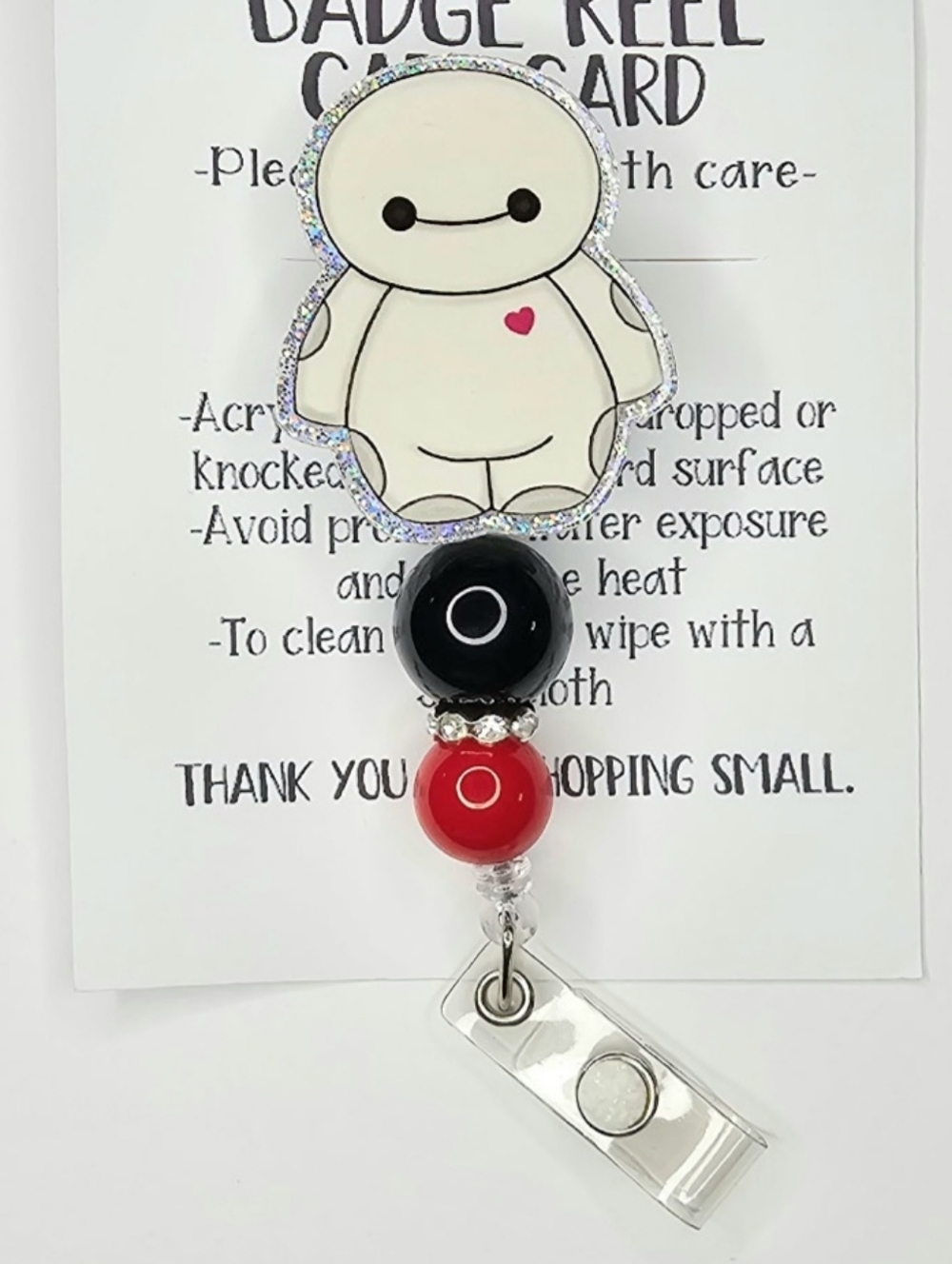 Hand Crafted Big Hero Six Badge Reel